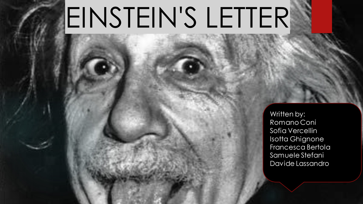 Einsteins Letter 1