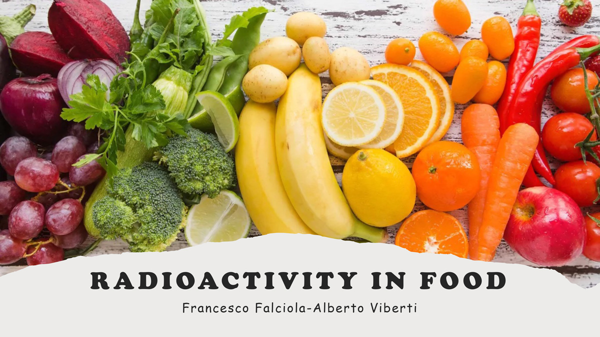 radioactivity in food