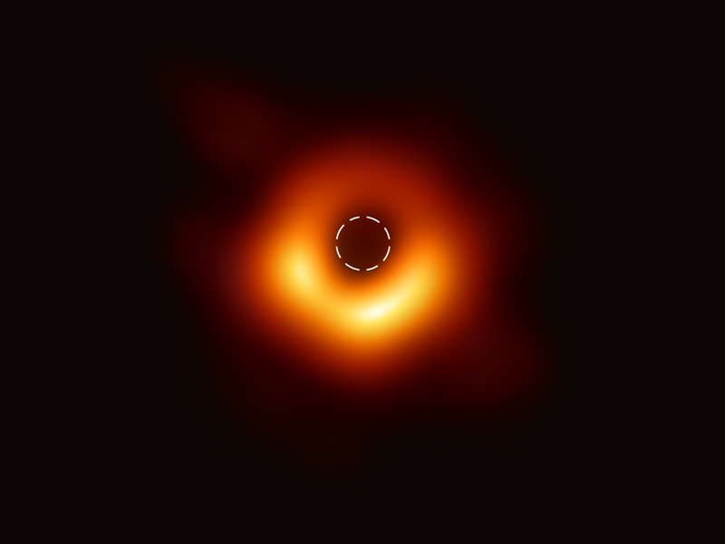 fotografia buco nero