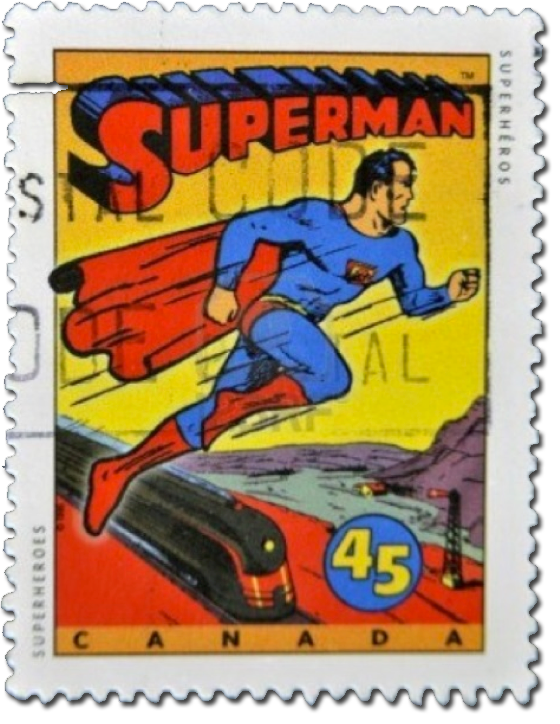 sxt francobollo superman