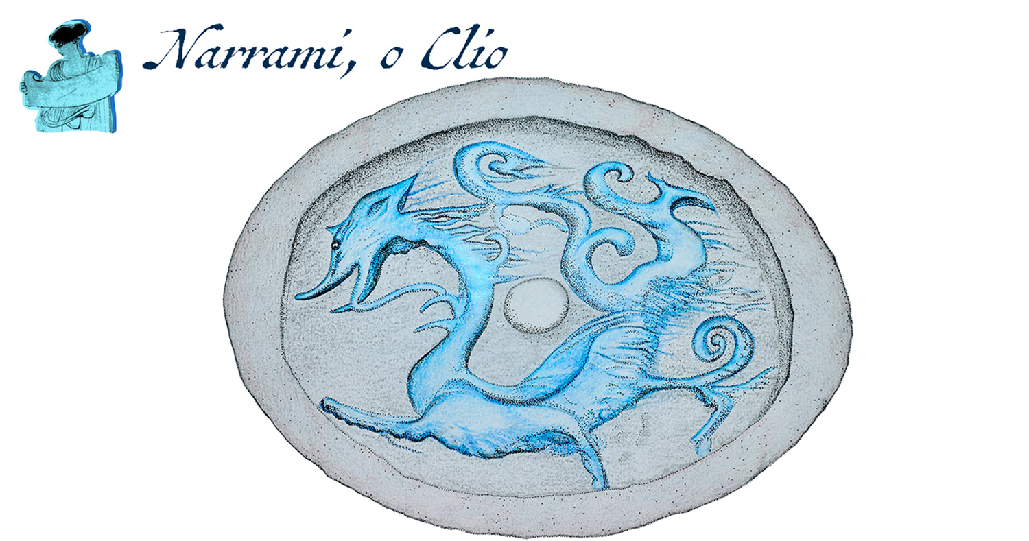 Drago Azzurro, disegno di Anna Maragno