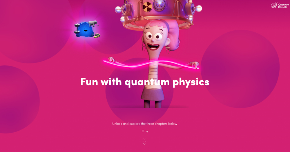 Home page del sito quantum Karina