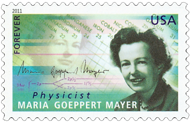 goeppert mayer francobollo