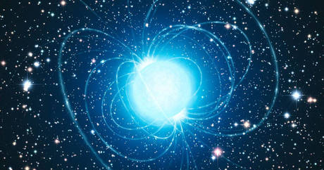 Raffigurazione di una magnetar (© ESO/L. Calçada) 